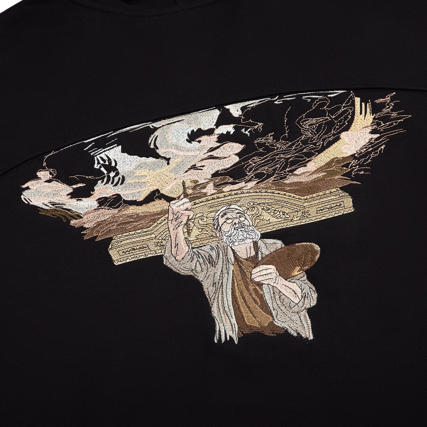 "awakening" Zip Up black