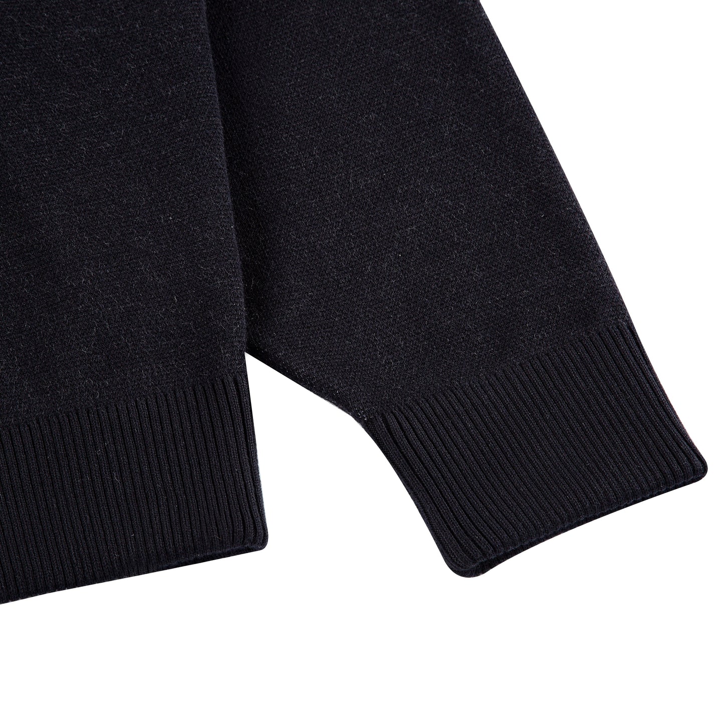 "awakening" knit Hoodie black