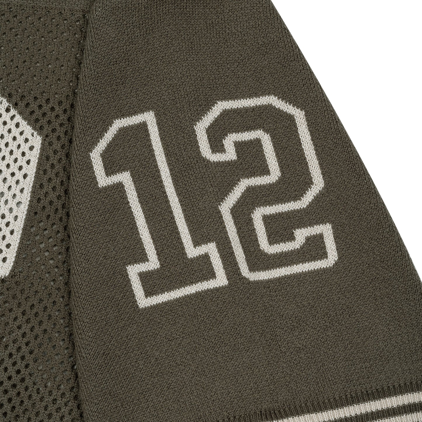 "sashiko v2" knit jersey brown