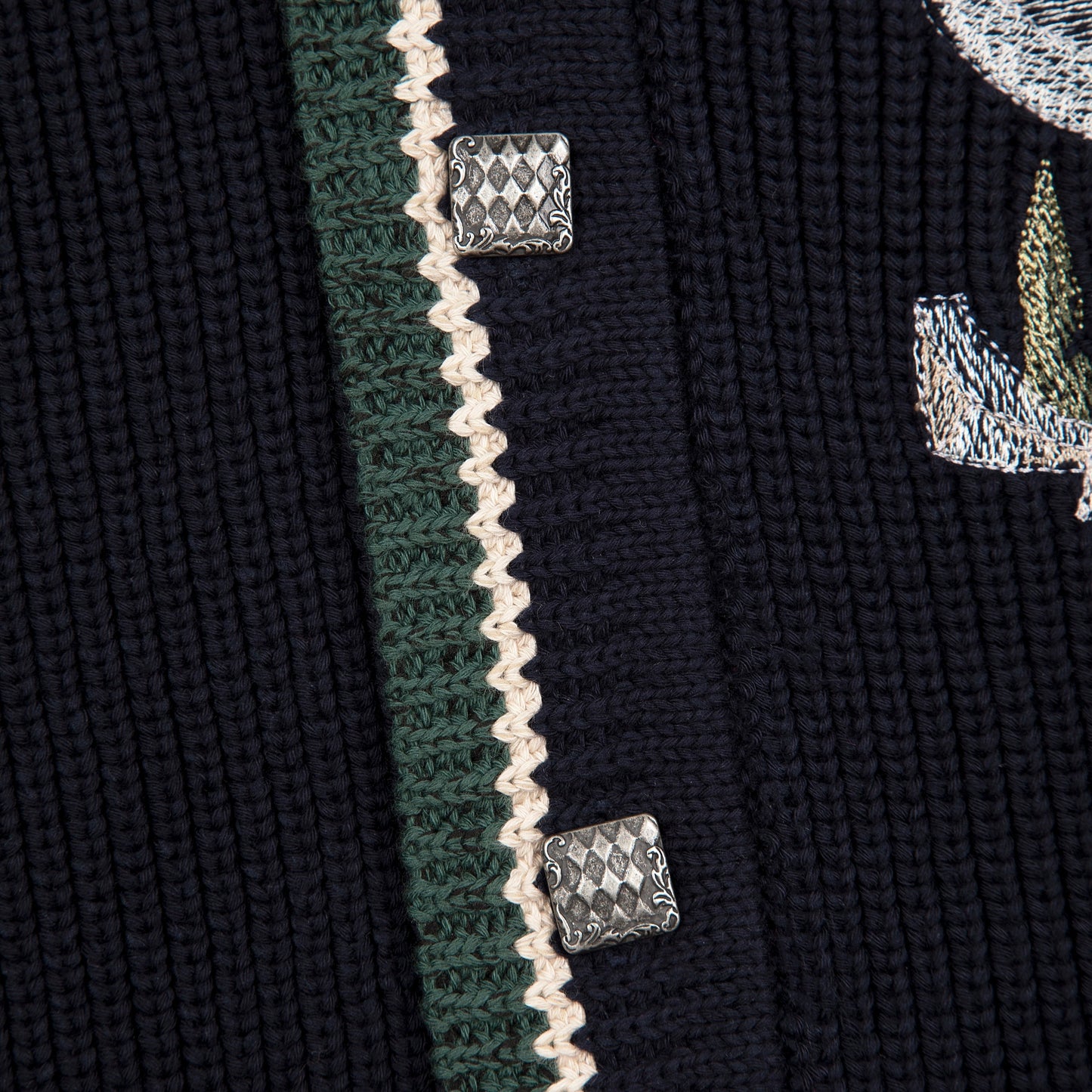 "gallery" Polo Cardigan