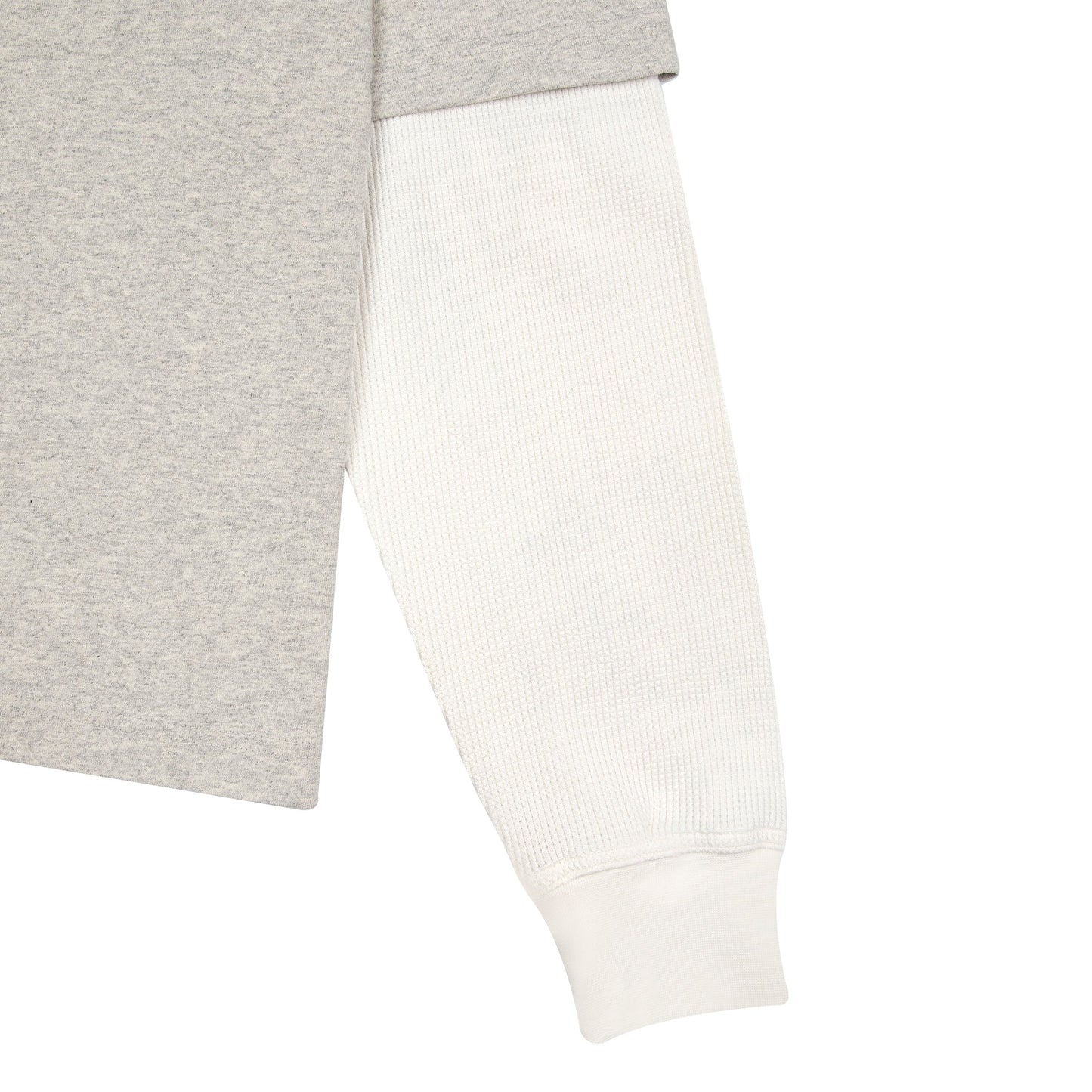 "gallery" layered Longsleeve grey melange