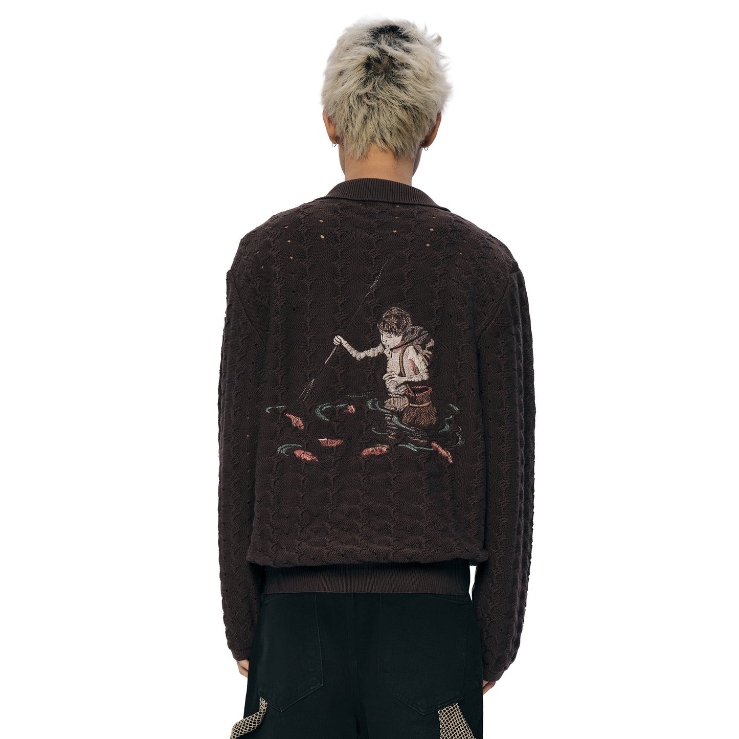 "lotus v2" longsleeve Knit brown