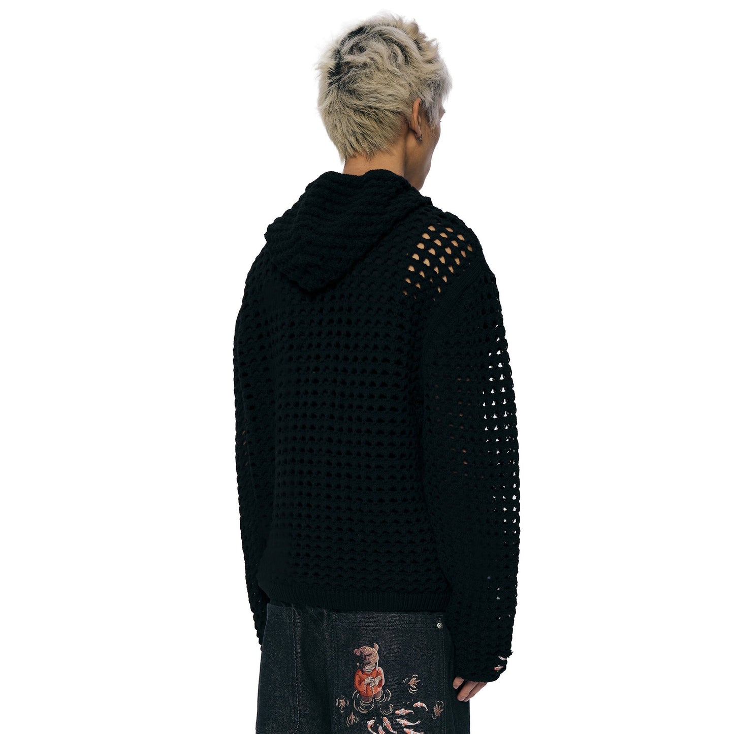 "koi fish v2" zip Knit