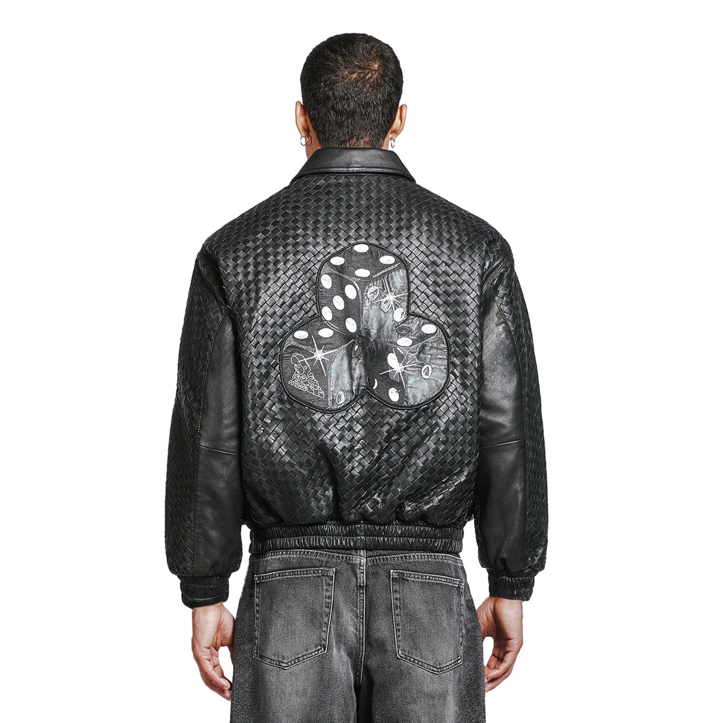 "dice" Leather Jacket