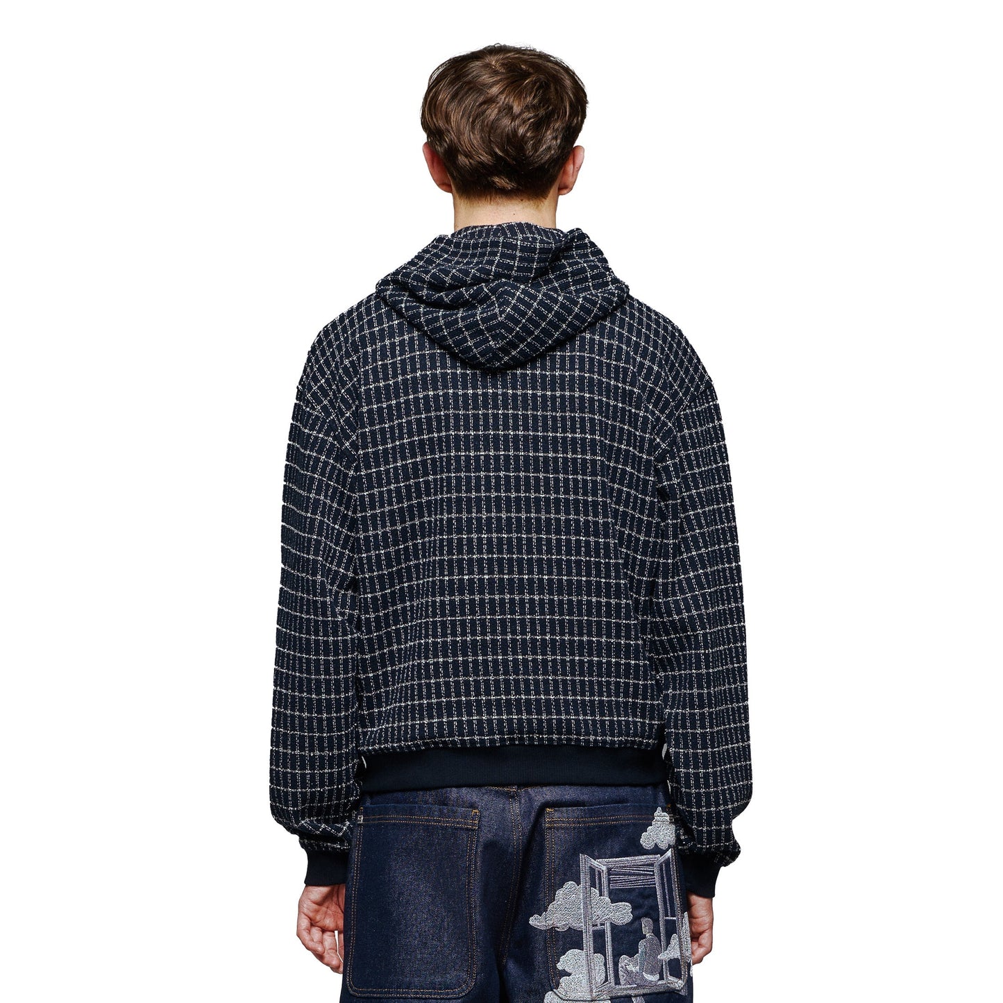 "on air" tweed Zip Up