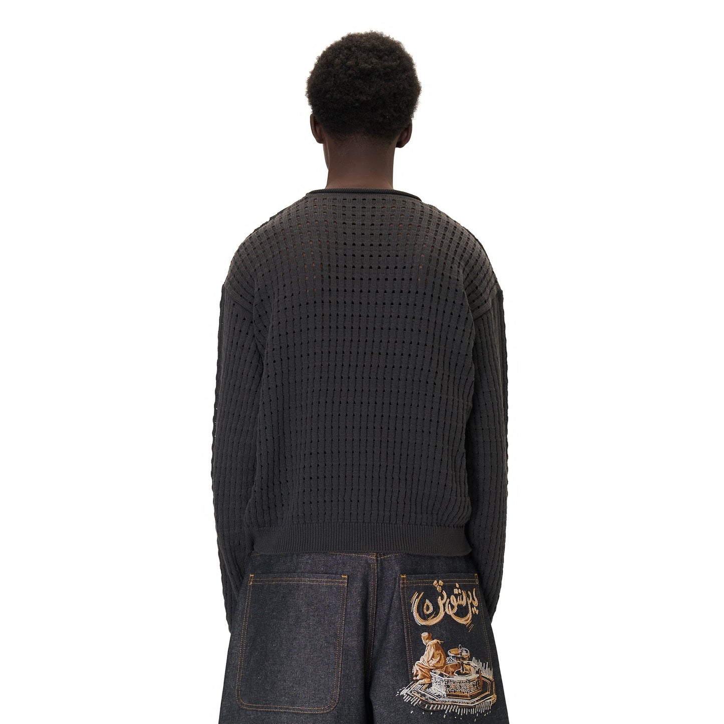 "aziza" longsleeve Knit anthracite