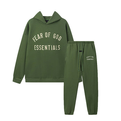 FW24 Heavy Hoodie & Pants Set Green