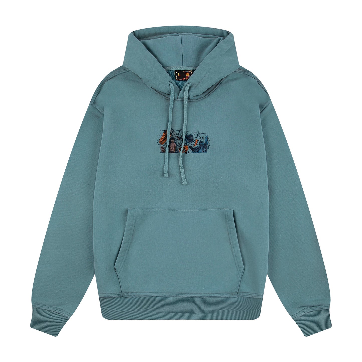 "super kid" Hoodie blue