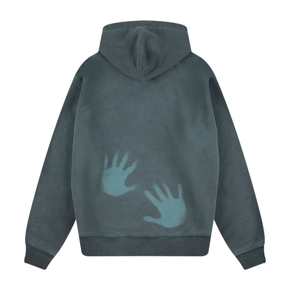 "super kid" Hoodie blue