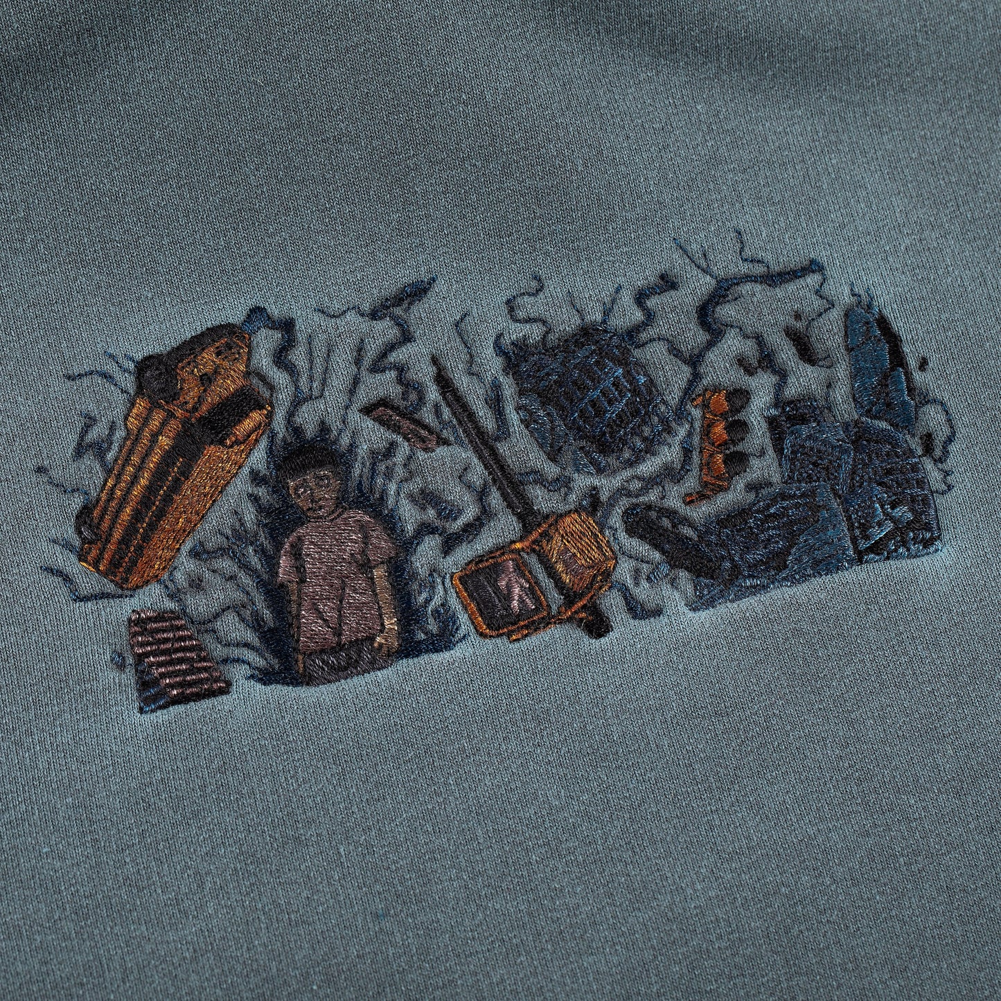 "super kid" Hoodie blue