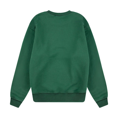 "super kid" crewneck green