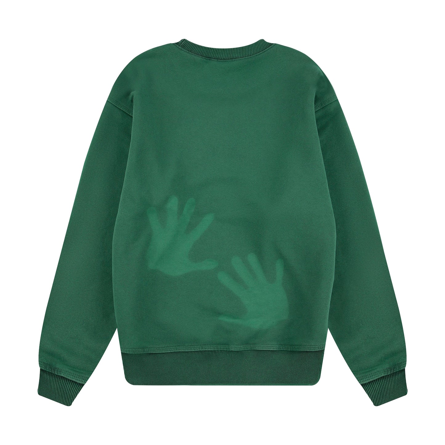 "super kid" crewneck green