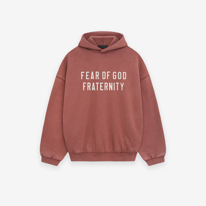 FW24 Fraternity Heavy Hoodie / Pants / Set - Coral