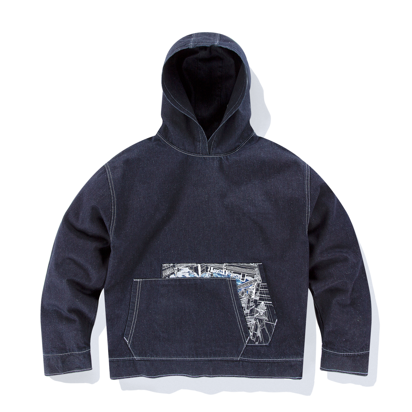 "titanic" Hoodie denim