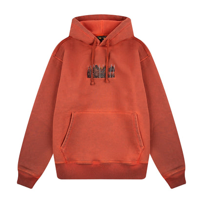 "super kid" Hoodie orange