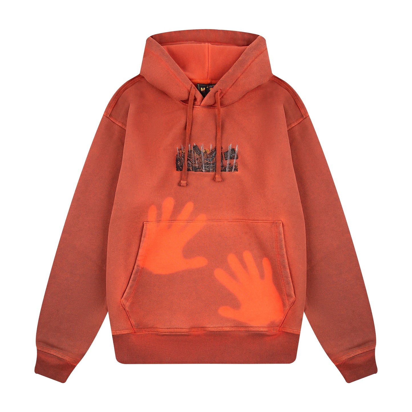 "super kid" Hoodie orange