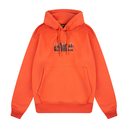 "super kid" Hoodie orange