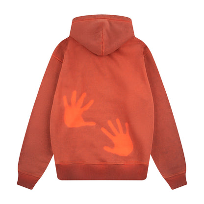 "super kid" Hoodie orange