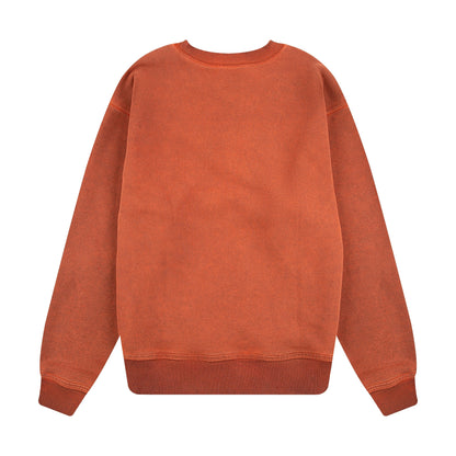 "super kid" crewneck orange