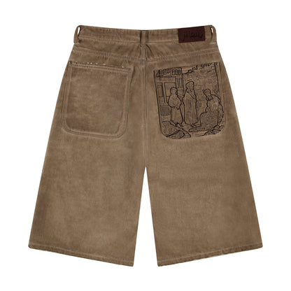 "yasmin v3" Jorts oil washed