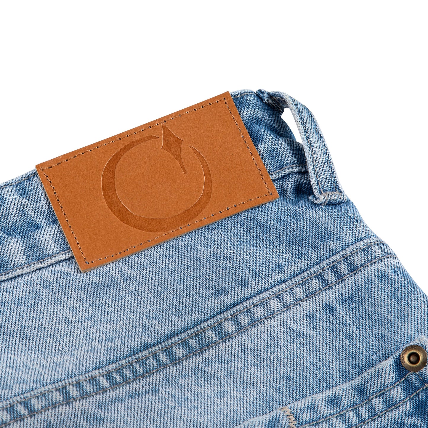 "yasmin v3" Jorts blue updated fit