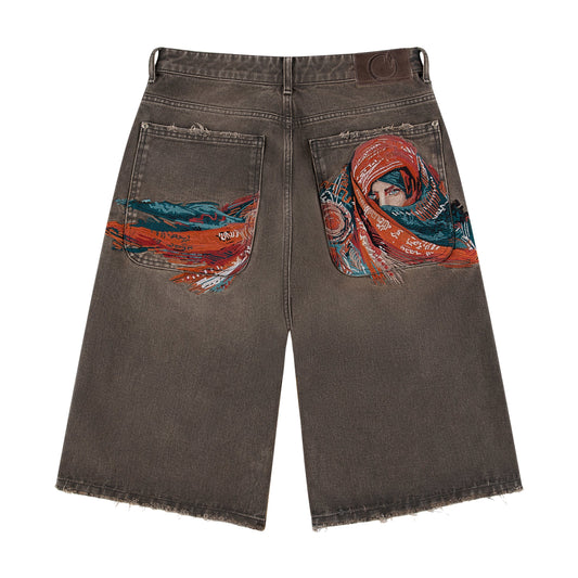 "yasmin v3" Jorts light brown