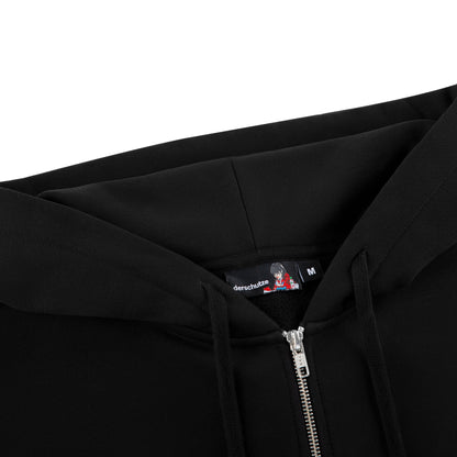 "awakening" Zip Up black