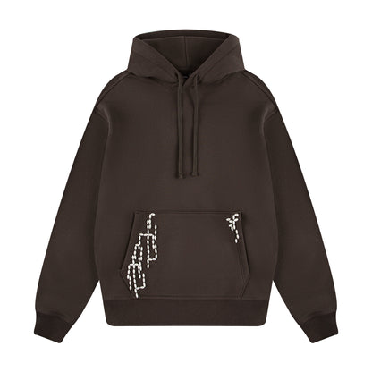 "awakening" Hoodie brown