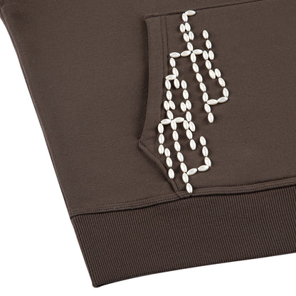 "awakening" Hoodie brown