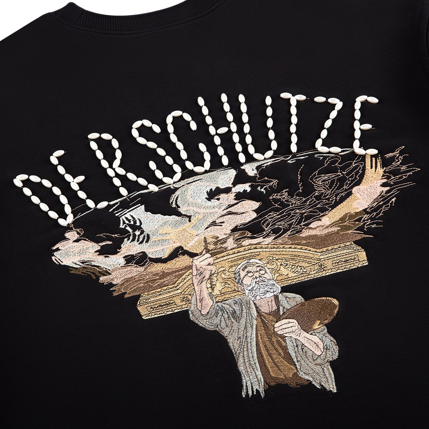 "awakening" Crewneck black 01