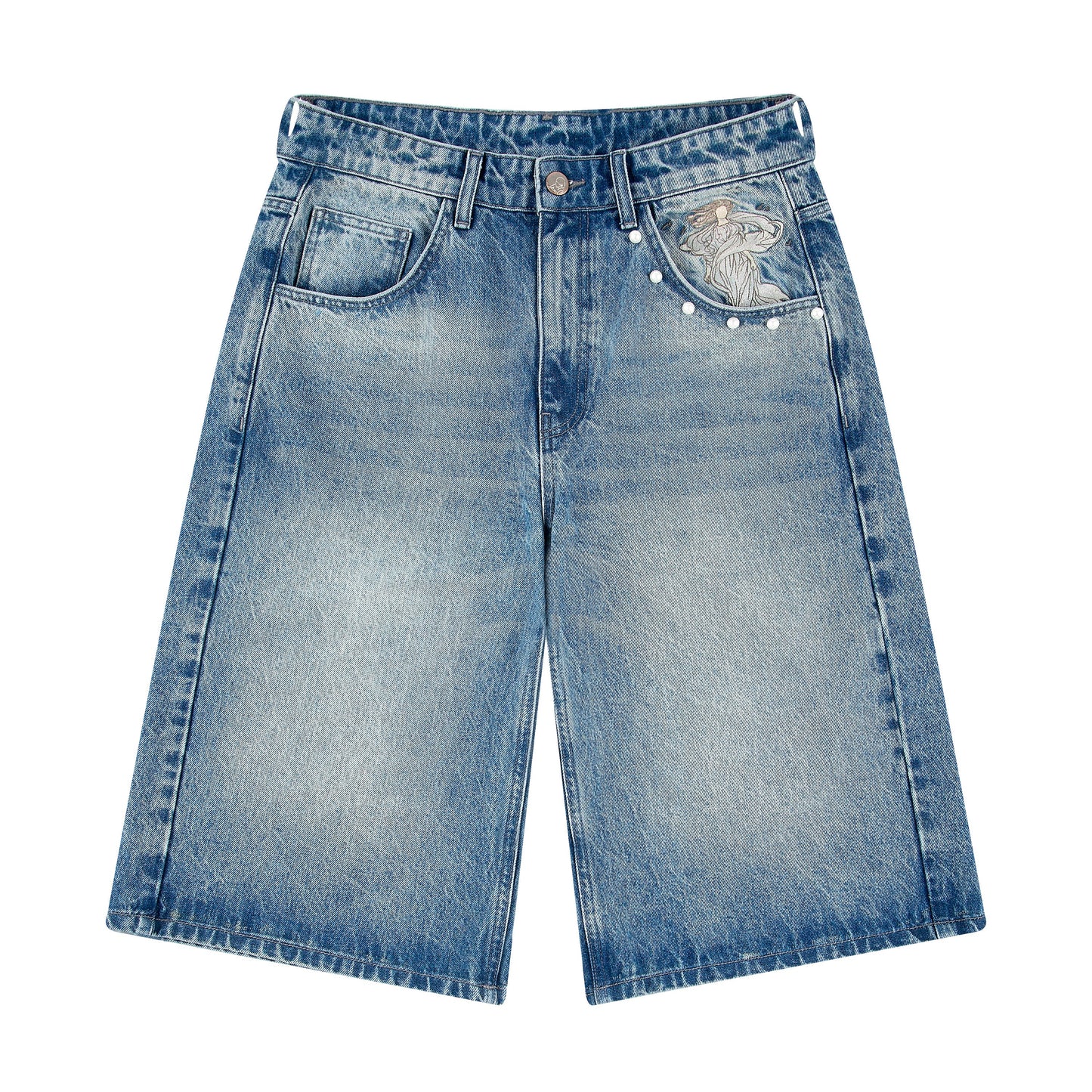 "awakening" Jorts blue