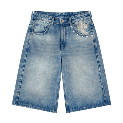 "awakening" Jorts blue