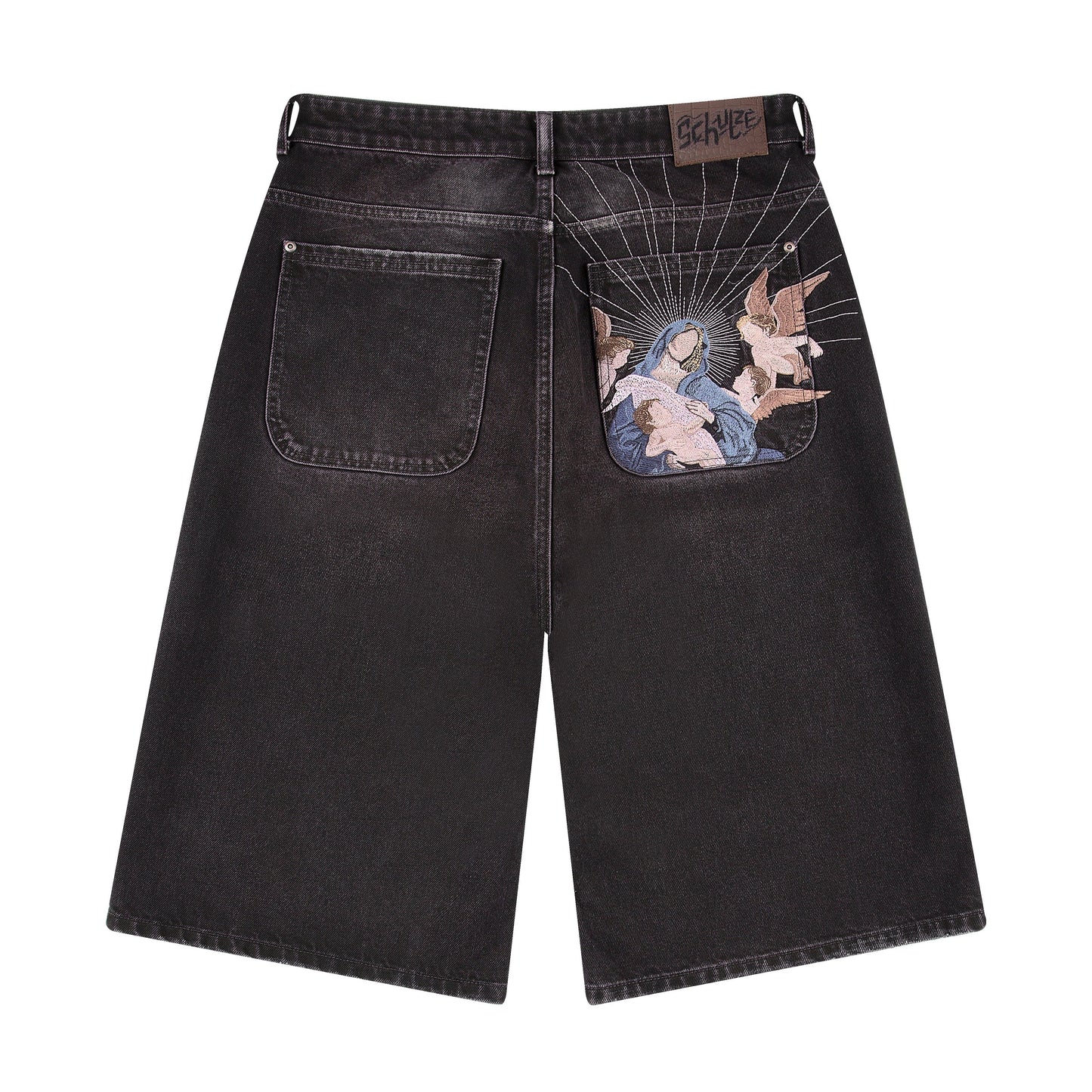 "awakening" Jorts purple tint