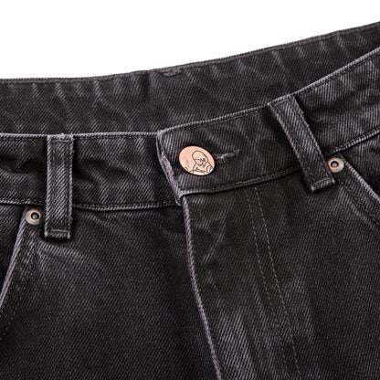 "awakening" Jorts purple tint