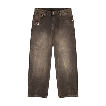 "koi fish v2" denim brown