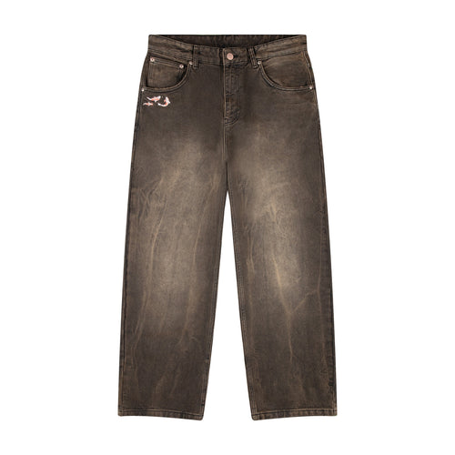"koi fish v2" denim brown