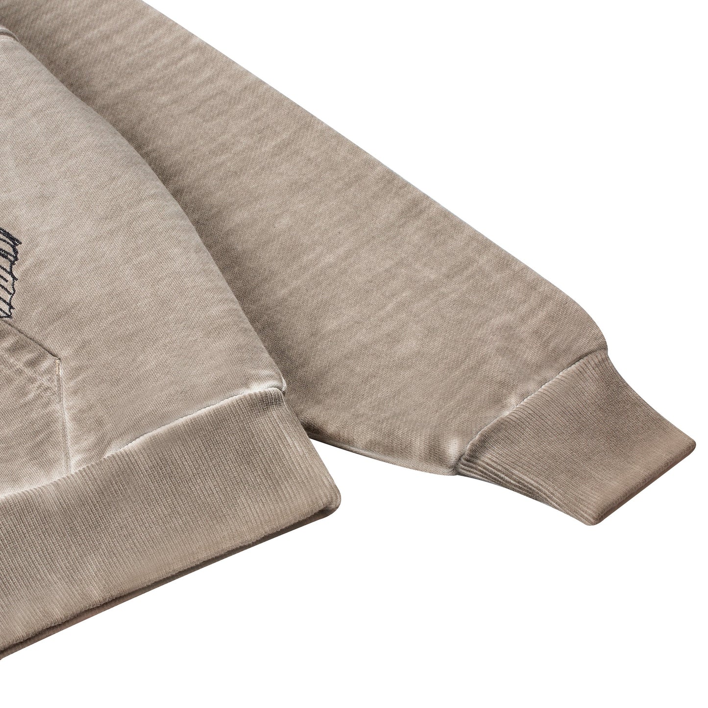 "sashiko v2" Hoodie light grey