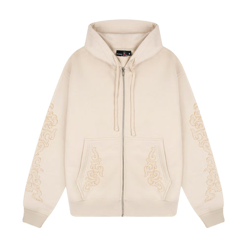 "western" Zip Up beige
