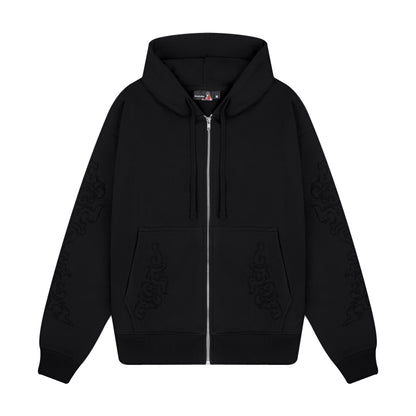 "western" Zip Up black