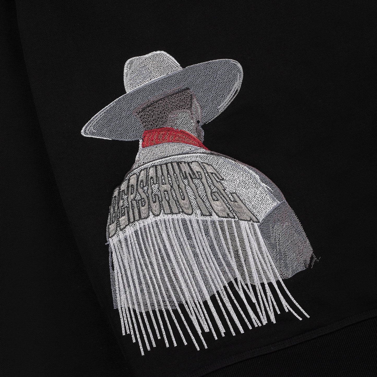 "western" Hoodie black