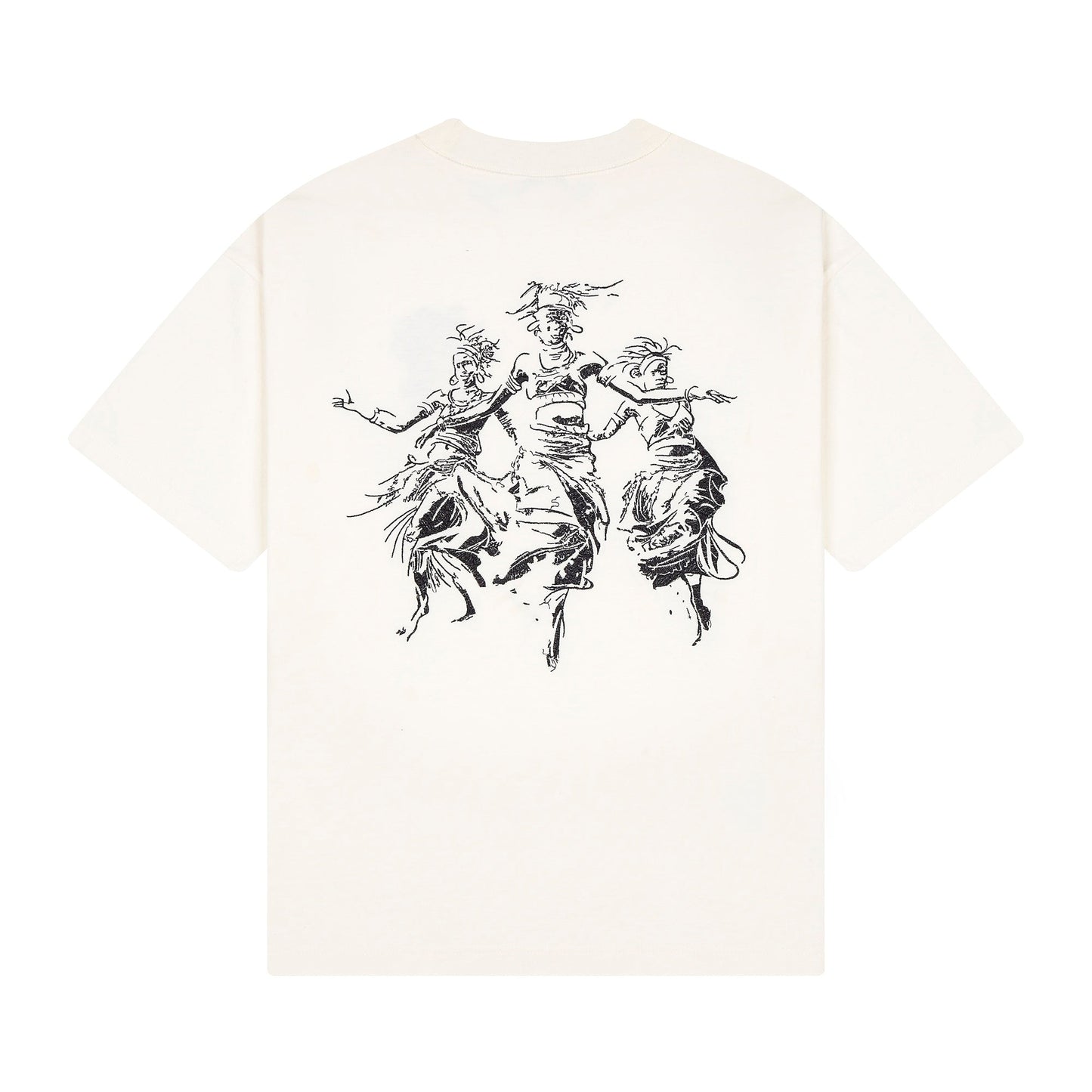 "mosaic" T Shirt off white