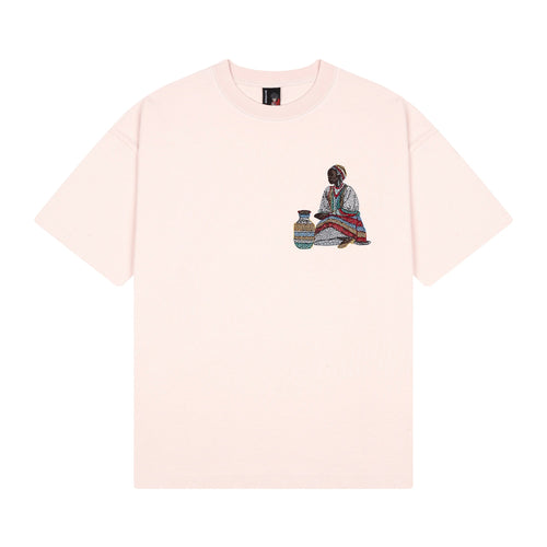 "mosaic" T Shirt powder pink