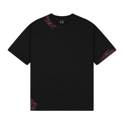 "mosaic" T Shirt black 01