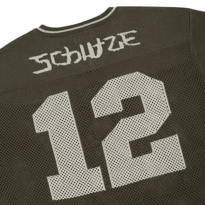 "sashiko v2" knit jersey brown