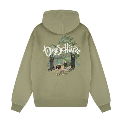 "lotus" Zip Up green