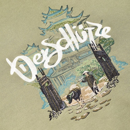 "lotus" Zip Up green