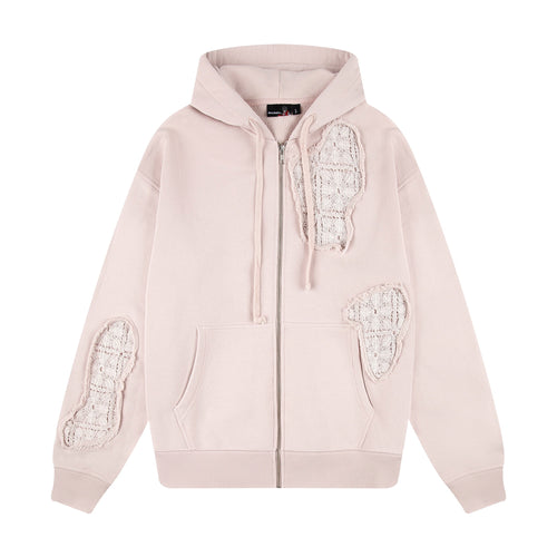 "lotus" Zip Up pink