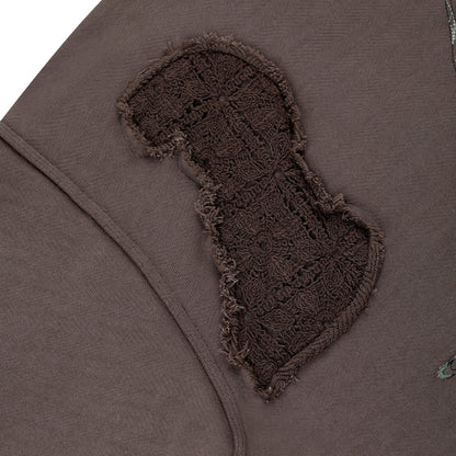 "lotus" Hoodie brown
