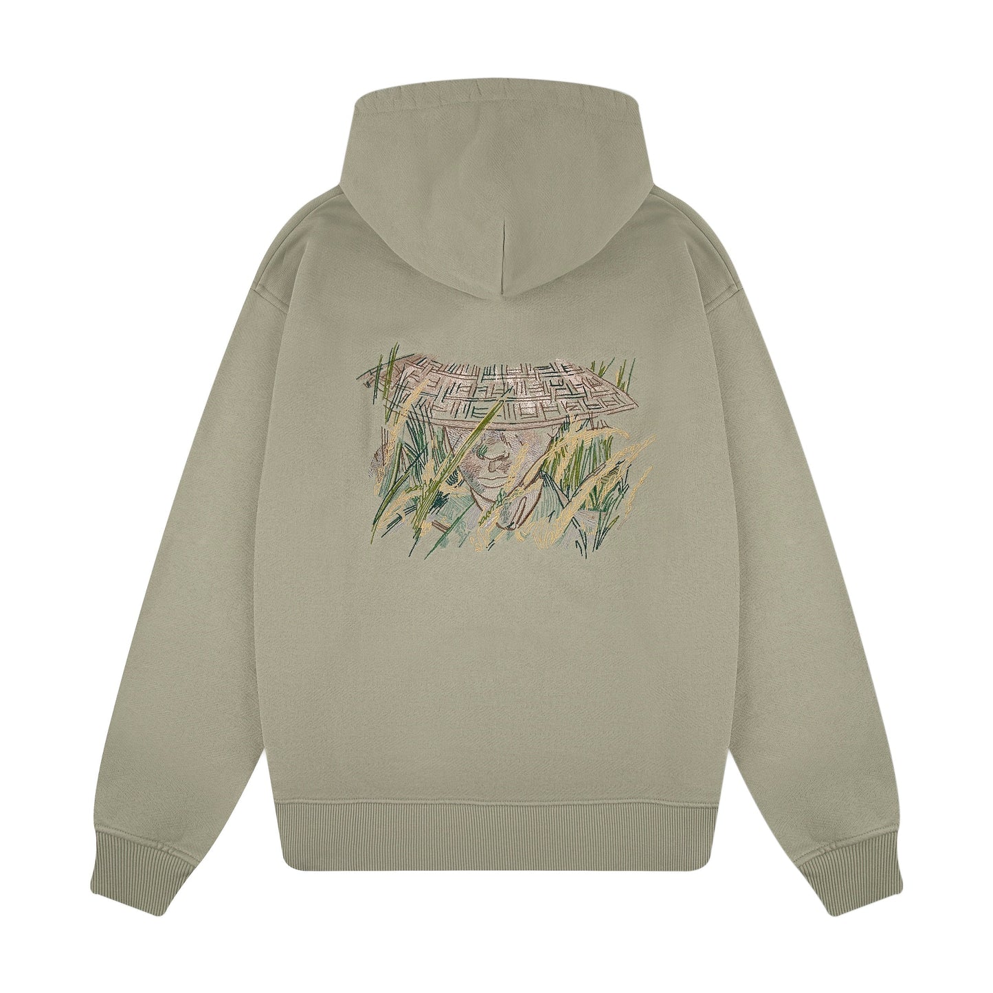"lotus" Zip Up khaki