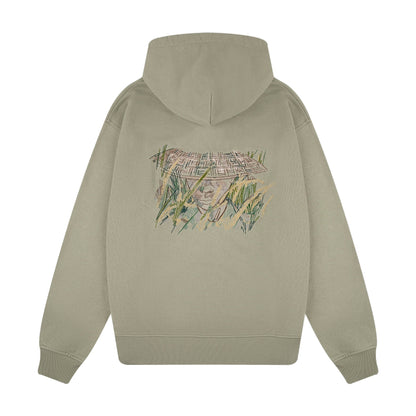 "lotus" Zip Up khaki